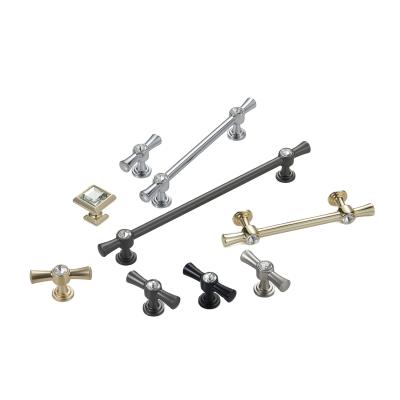 China 2022 Industrial Furniture Handle New Arrival Drawer Cabinet Hardware Luxury Zinc Alloy Knob And Handle for sale