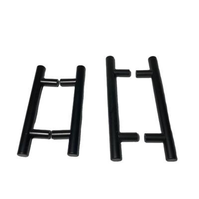 China Modern Factory Cabinet Handle T Bar Pull Stainless Steel Door Accessory Black Color for sale