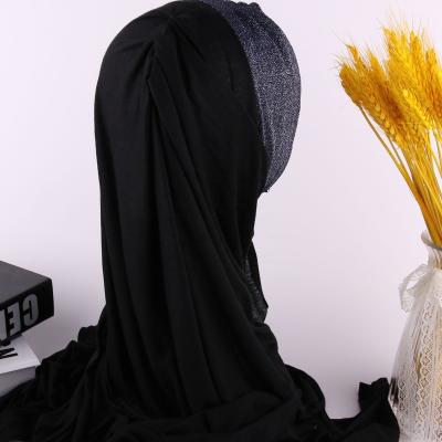 China 2021best soft and comfortable selling wholesale custom simple snap malaysia turban scarf from latest ladies chiffon hijab manufacturer for sale