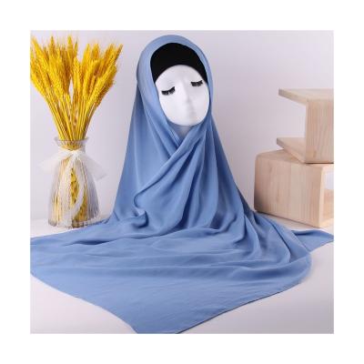 China Beathable feeling hot-selling high quality soft borong ladies tudung shawls, a variety of star-shaped textured crepe satin matte shawls&hijab for sale