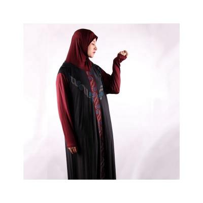 China Islamic Eid Clothing Women Hijab Rhinestone Robe Prayer Dress Long Full Cover Ramadan Hooded Muslim Abayas Robe Cloth for sale