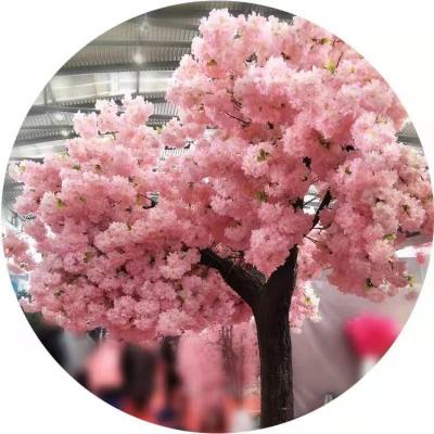 China Artificial Flower Silk Cherry Blossom Colorful High Quality Silk Flower For Party Decoration for sale