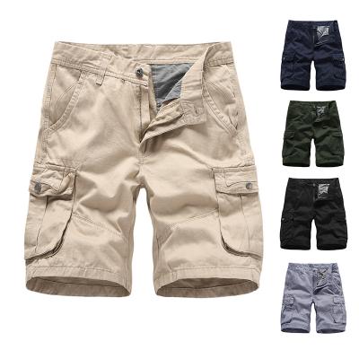 China 2022 Custom Mens Cargo Shorts QUICK DRY Loose Mens Multi-pocket Shorts Casual Pants Joggers Cargo Shorts For Men for sale