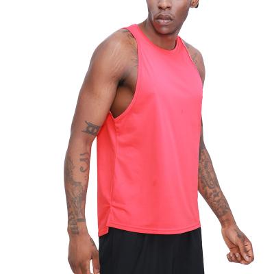 China 2022 Summer Mens Sportswear Mens QUICK DRY Singlet Tank Tops Organic Basketball Singlet Cotton T-shirt Sleeveless Tank Tops for sale