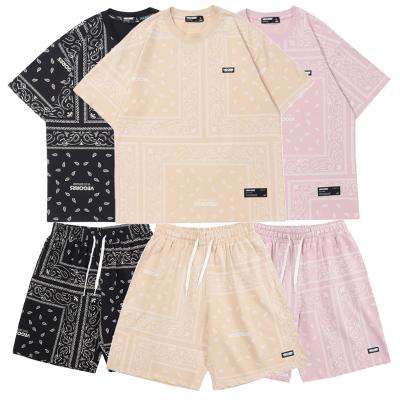 China 2022 Breathable Two Piece Short Set Shorts And Plus Size High Quality Custom Made New Men Shirt Set Unisex Summer Shorts Set for sale