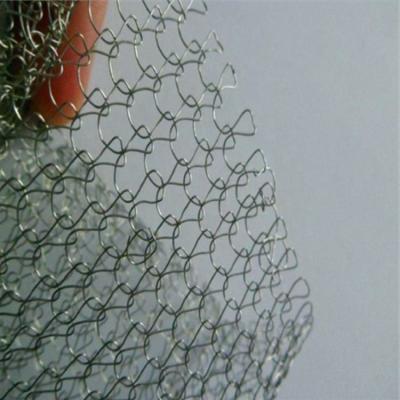 China Knitted Wire Mesh EMI IFR Shielding 304 316 2205 Stainless Steel Fog Guard Knitted Mesh for sale