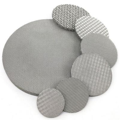 China Chinese Hotels Products Wholesale Wire Mesh Filter Disc Exported Good Quality Titanium Filter Disc for sale