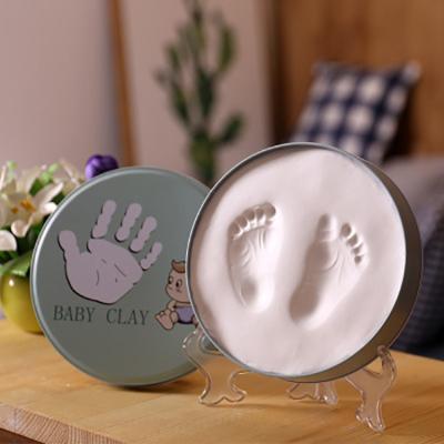 China Home Decoration Hand and Foot Prints to Commemorate Newborn Baby Hand and Foot Ink Pad Photo Frame Set for sale