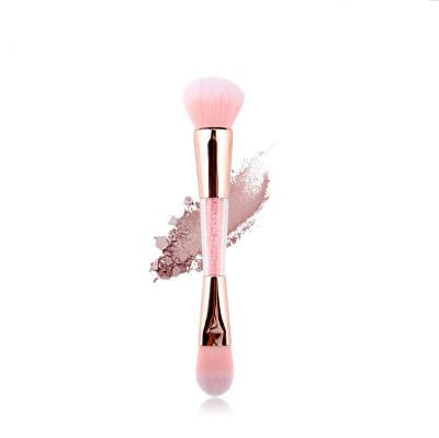 China Professional Smudge Brush ZOREYA Dual End Glitter Customize Makeup Brushes Private Label Face Makeup Brushes for sale