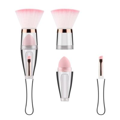 China ZOREYA Smudge Brush 2 in 1 Unique Travel Makeup Brushes Pink Makeup Brushes Kits for Girls Cosmetic for sale