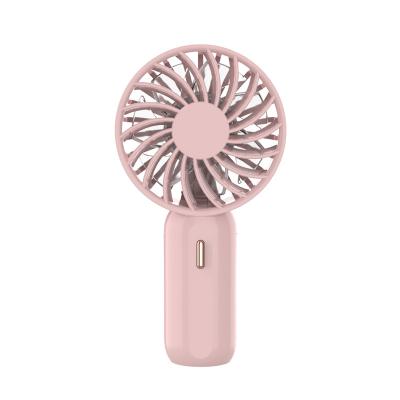 China Optional Four-Color USB Rechargeable Mini Fan Pocket Fan Long Lasting Long Lasting Low Noise Fans for sale