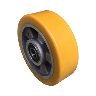 China Hotels Electric Forklift Wheels Linde T20T16 EXU20STILL Balance Wheel 125*40/45 Training Wheels for sale