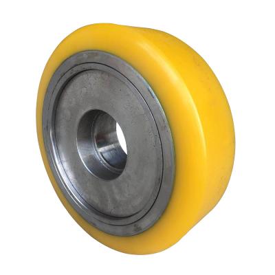 China Linde Wheels Hotels Front Electric Forklift R14SP/R18SP Front Loading Wheels for sale