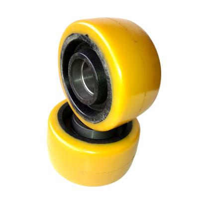 China Hotels Electric Forklift Wheels 125*60 Linde T20/T16 Balance Wheels Training Wheels Jungheinrich ERE120/ECE118 for sale