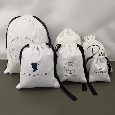 China Recyclable Custom Big Small Logo Eco Friendly Cotton Canvas Dust Bag Breathable Luxury for sale