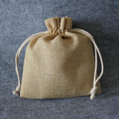 China Recyclable Wholesale Natural Durable Wristband Packaging Bags Hemp Bags for sale