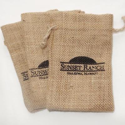 China Top Quality Recyclable Jute Sack For Coffee Beans Drawstring Burlap Bags for sale