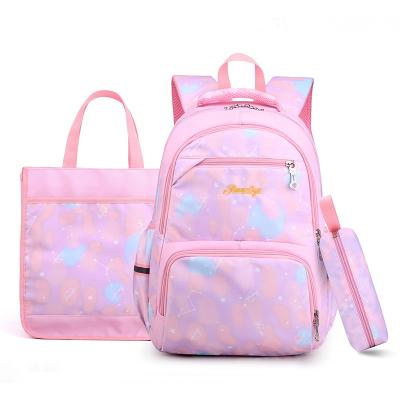 China 2021 Waterproof New Girl's School Bag 3 Pieces Set Backpack Purses Book Bag Designer Children For School for sale