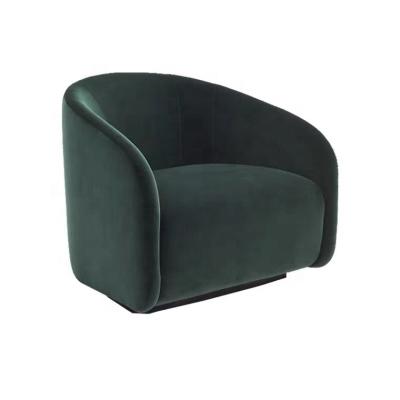 China Other Italy furniture lounge chair luxury modern simple velvet single leisure chair for sale