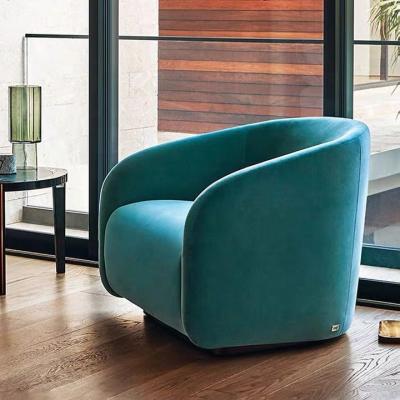 China Other Indoor Luxury Modern Armchair Velvet Lounge Chair Furniture Italy Leisure Single Chair for sale