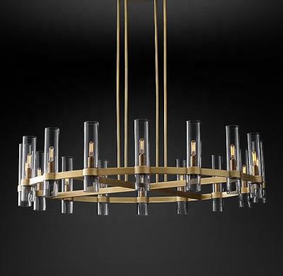 China American Modern Luxury Ravelle Chandelier 60 Style Round Chandelier Lights 48 36