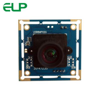 China High resolution ELP Sony IMX179 8MP security usb camera module, usb webcam with 3.6mm lens ELP-USB8MP02G-L36 for sale