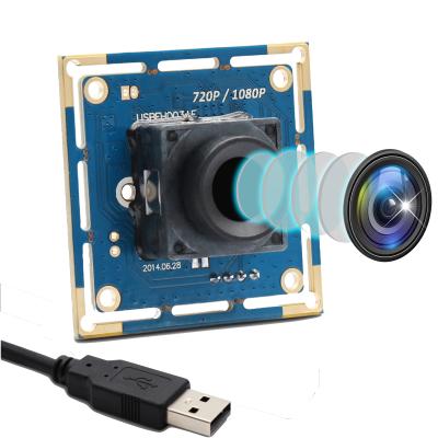 China Auto Focus ELP 2MP USB2.0 Mini Camera Module 100 Degree No Deformation Lens Auto Focus USB Camera Module for Windows Android Linux Laptop PC for sale