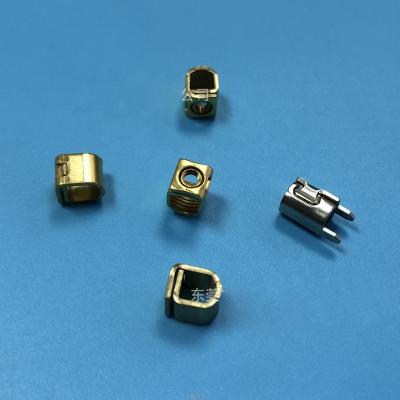 China OEM Material Metal Stamping Switch Contact Connection Connector Brass Copper Terminal for sale