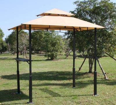 China Household Life Steel Outdoor Garden 8*5 2-Tier Grill Gazebo for sale