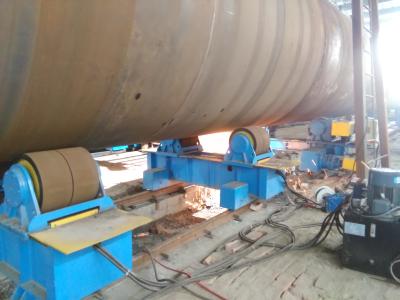 China Movable Welding Turning Rolls For Tank , Fit Up Growing Line, Presssure Vessel Welding Rotator for sale