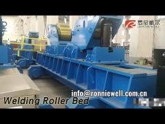 Direct Drive Welding Roller Bed 500t Self Aligning With Motorized Trolley