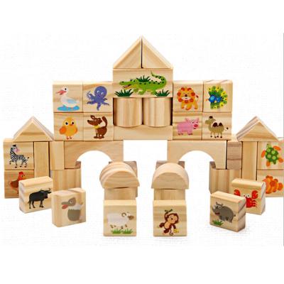 China Children's Fashionable Educational Gift Game Creative Wooden Balancing Building Block Stacking Toys for sale