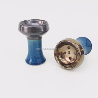 China Popular Premium Ceramic Hookah Shisha Bowl Factory Price Clay Hookah Shisha Head Bowl Hookah Accessories for sale