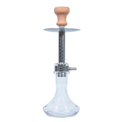 China Tobacco Pipe Hookah Stainless Steel Full Set Shisha Accessories Luxury Russian Custom OEM For Logo for sale