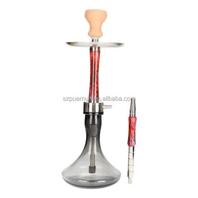 China Luxury Russian Tobacco Pipe Hookah Pot Resin Stem With Full Set Of Shisha Accessories Direct Factory Price for sale