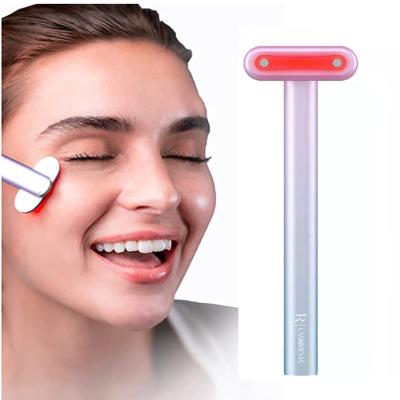 China Face Lift 4 in 1 Advanced Skin Care Tool Skin Care Wand With Red Light Therapy+Rejuvenating Skin Care Wand for sale