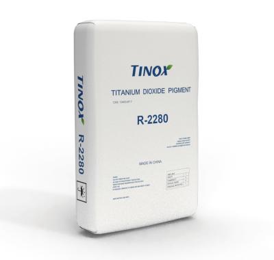 China Rutilo blanco Tinox R-2280 del titanio azul de la voz baja para alto Masterbatch concentrado en venta