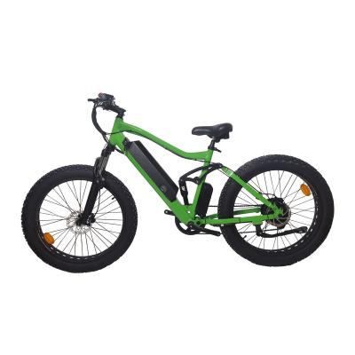 China 1000W Motor Aluminum Alloy 1000W Motor Full Suspension Fat Tire Mountain Bike Electric Bike Men's Cruiser Bicycle for sale