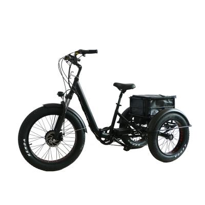 China Fat Bike Powerful Foldable Electric Cargo Bike 3 Wheel Electric Mountain Bike for sale