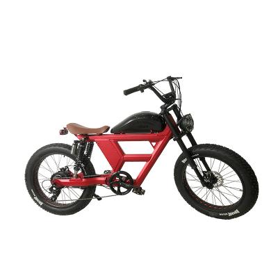 China Aluminum alloy 24x4.0 fat tire electric bike 750w in stock for sale