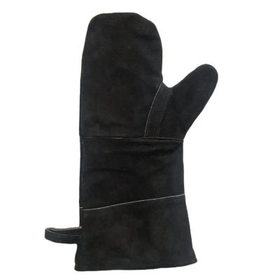 China Work Protection High Temperature 2 Fingers Gloves For Kitchen Barbecue Heat Resistant Gloves for sale