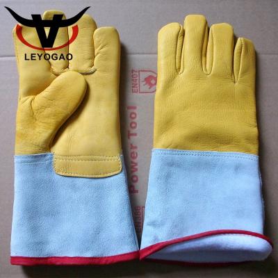 China Full Palm -250 Liquid Nitrogen Petrochemical Cold Storage LPG LPG Low Temperature Work Antifreeze Protective Gloves for sale