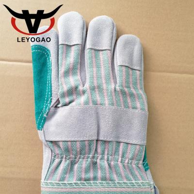 China Comfortable Personalized Puncture Resistant Construction Waterproof A Grade Hand Job Leather Gloves for sale