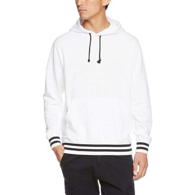 China 2021 New Men's Breathable Pullover Hoodie With Crossed Out Cuffs Drawstring Sweatshirt Mens Hoodies Cotton for sale