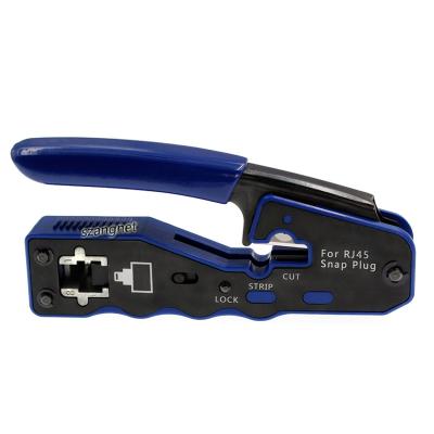 China Crimping RJ45 Compact Pass Through Crimp Tool EZ Type RJ45 Crimp Tool For RJ45 / RJ11 Plug for sale