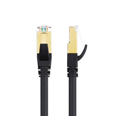 China Cat8 Patch Cable 24AWG Cat8 Ethernet Cable 40Gbps 2000Mhz Bare Copper High Speed ​​Cable for sale