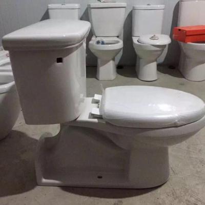 China Double-Flow Bathroom Hot Sale CUPC Two Piece Toilet With Well Pump Flush Fittings for sale