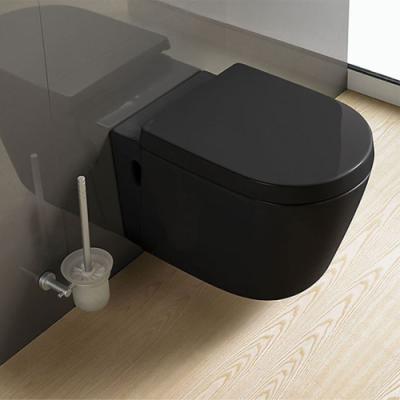 China Concealed High End European Standard Ceramic Cistern Wall Hung Toilet From China for sale