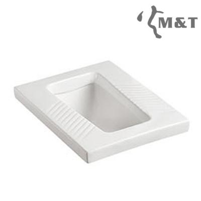 China Double-Flow Indian Toilet Commode Standard Height Squat Toilet Pan for sale