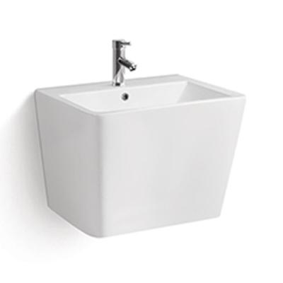 China Modern Ceramic Wall Hung Basin Various Colors Available for sale